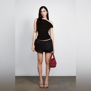 Miaou Black Mini Skirt